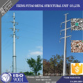 Pólo de utilidade de aço galvanizado de 14m para Torre de Transmissão de Energia de 33kV